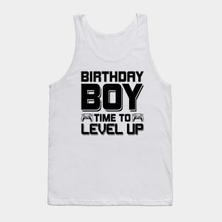 Birthday Boy Time to Level Up Tank Top